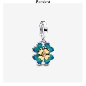 Pandora 2025 Four Leaf Clover Lab-Grown Diamond Dangle Charm
